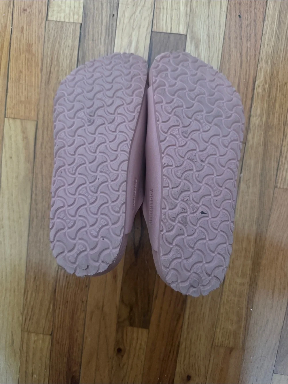 Birkenstock Kids Two-Buckle Slide Sandals in Blush